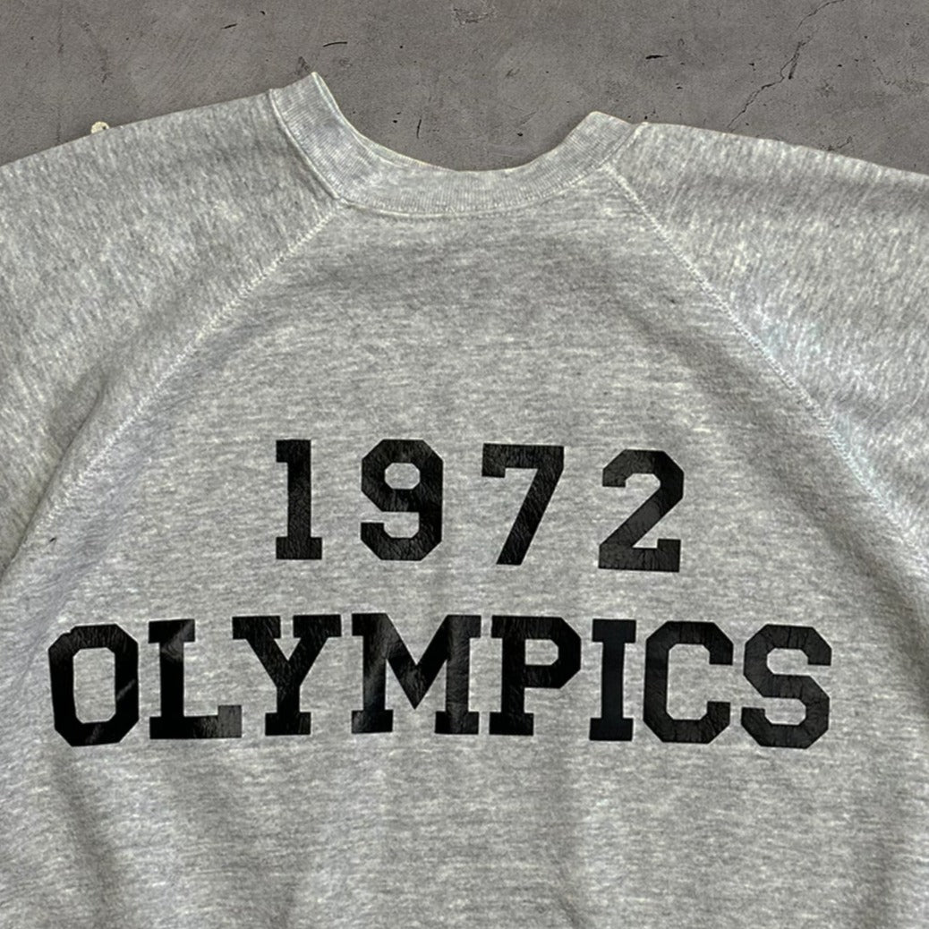 1970S "OLYMPICS" RAGLAN SWEATSHIRT / X-LARGE
