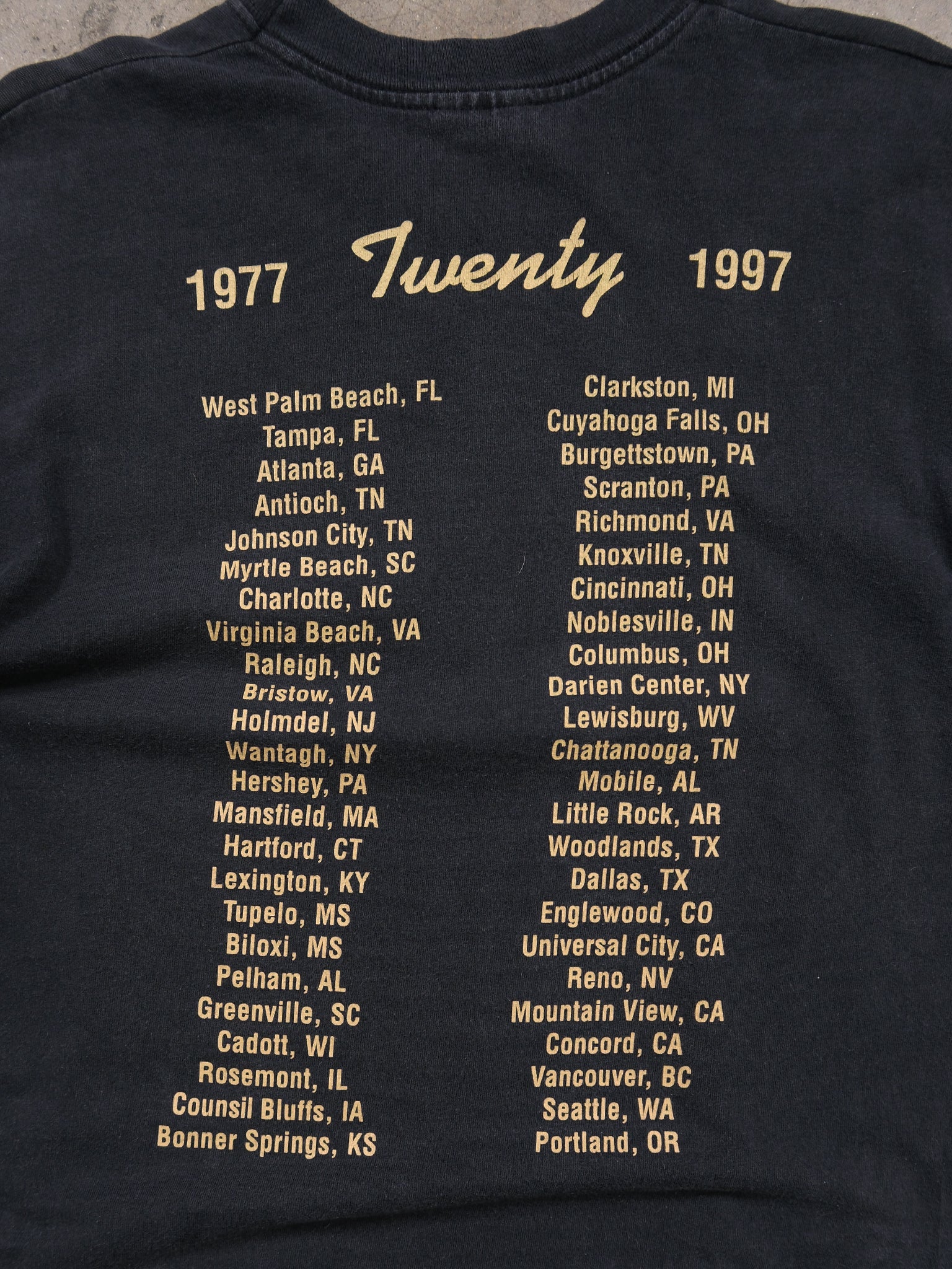 1997 LYNYRD SKYNYRD BAND TEE