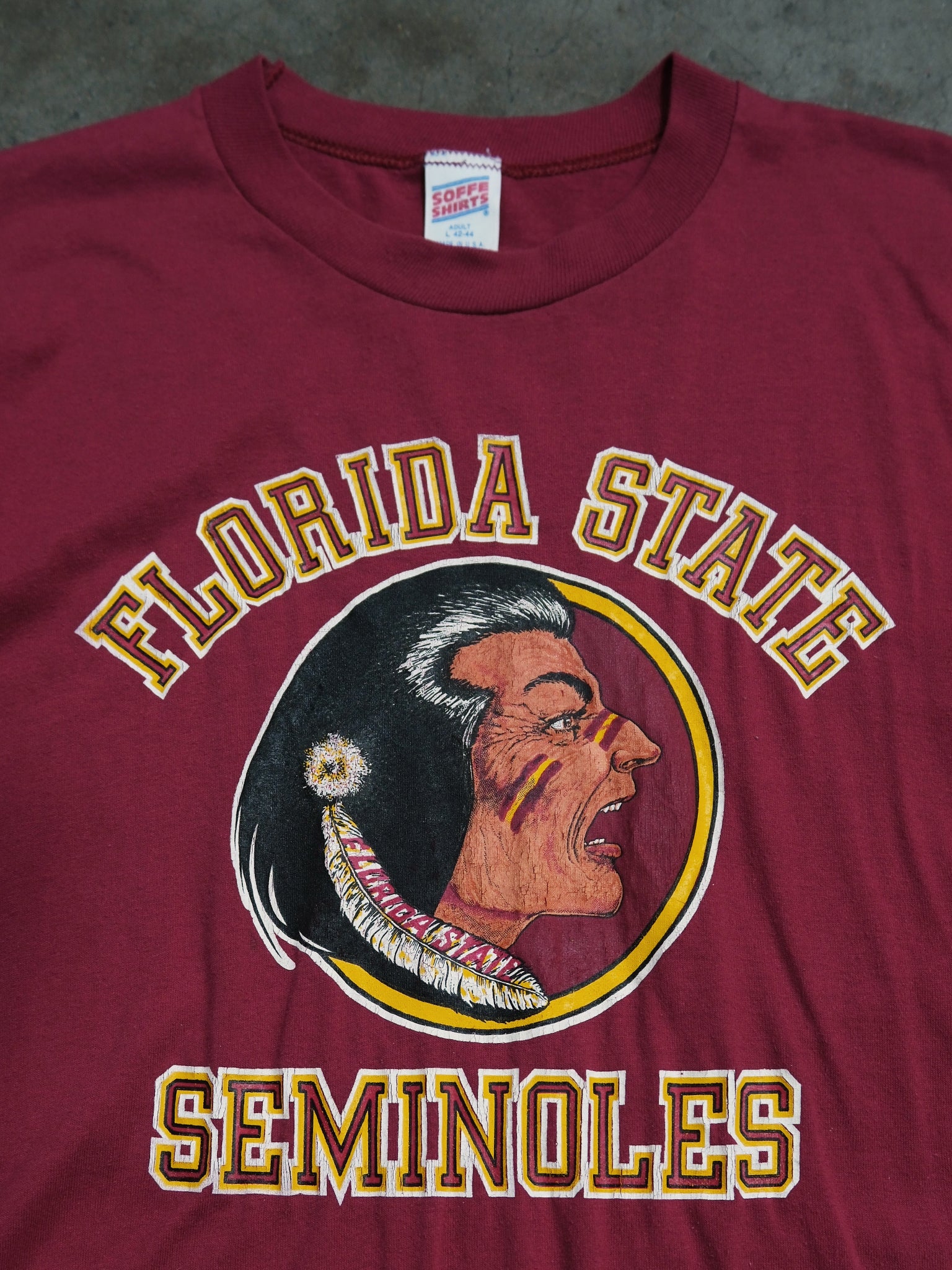 1980S 'FLORIDA STATE' COLLEGIATE TEE