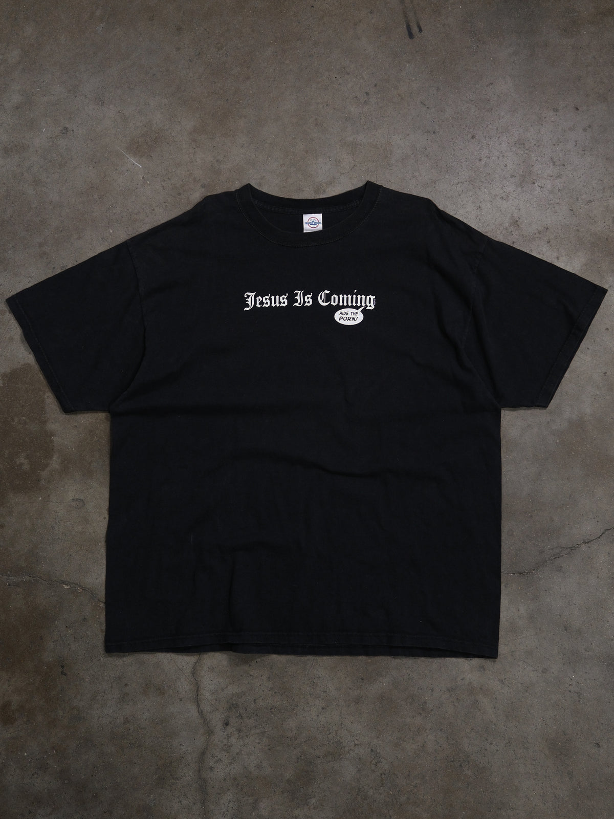 1990S 'HIDE THE PORN' JESUS PARODY TEE