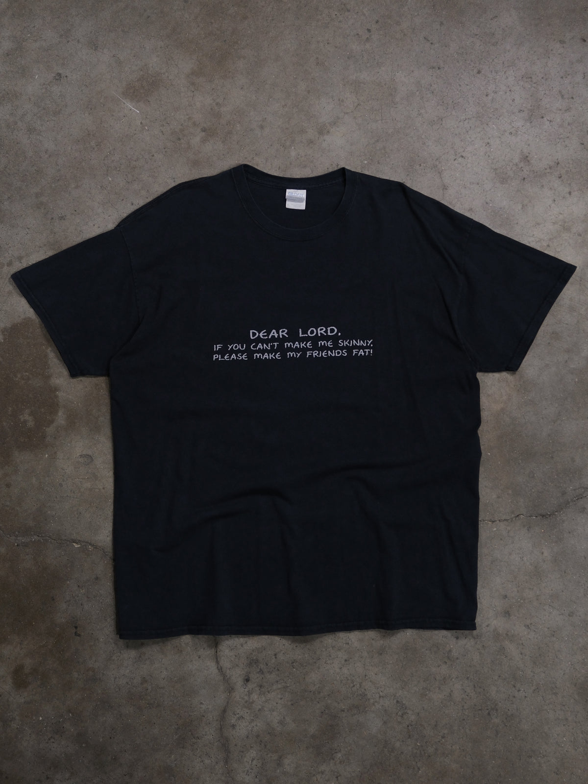 2000S 'PLEASE MAKE MY FRIENDS FAT' PARODY TEE