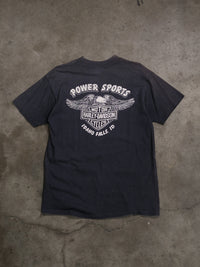 1980S 'ANYTHING ELSE IS UN-AMERICAN' HARLEY DAVIDSON 3D EMBLEM TEE