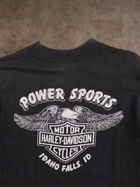 1980S 'ANYTHING ELSE IS UN-AMERICAN' HARLEY DAVIDSON 3D EMBLEM TEE