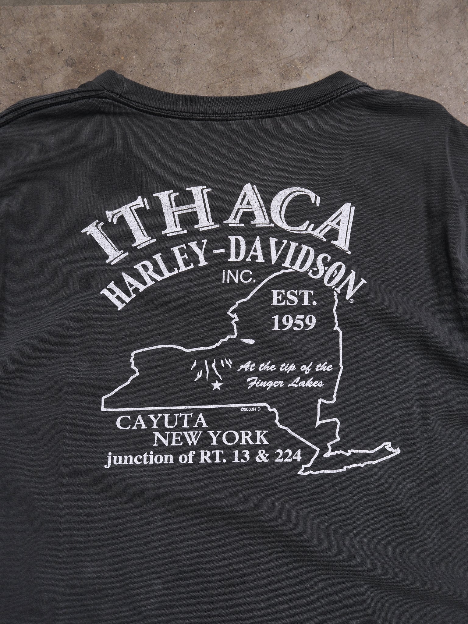 2000S 'ITHACA' HARLEY DAVIDSON TEE