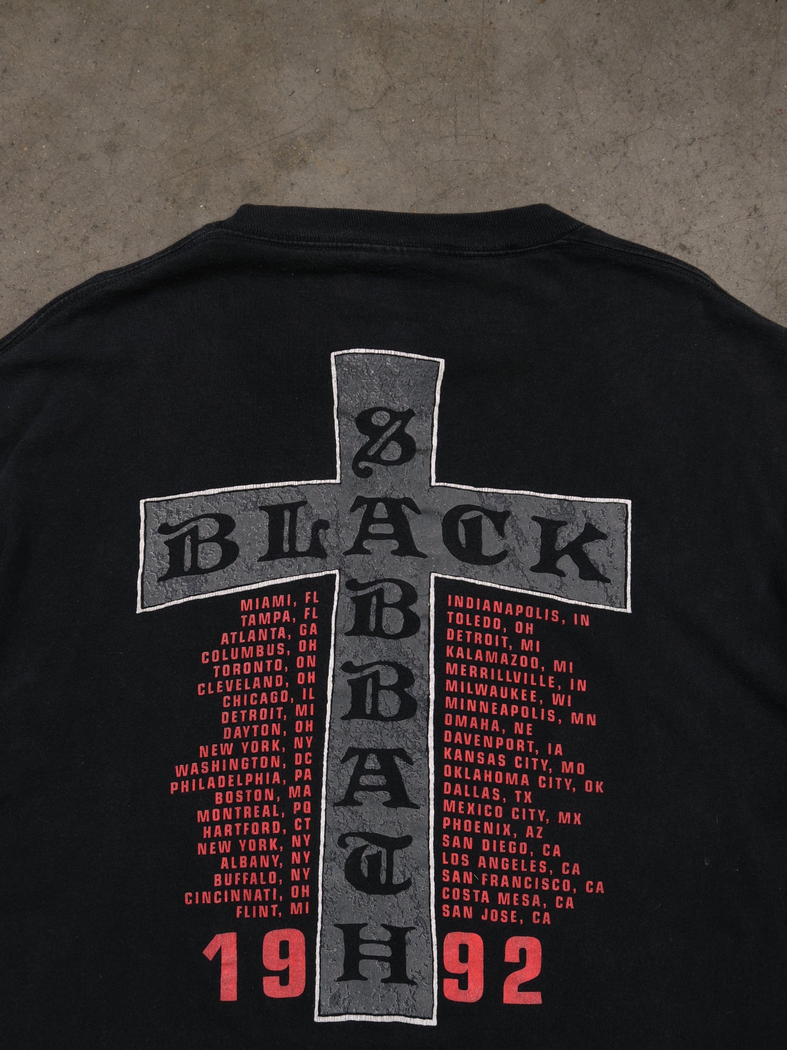 1992 BLACK SABBATH DEHUMANIZER TOUR TEE