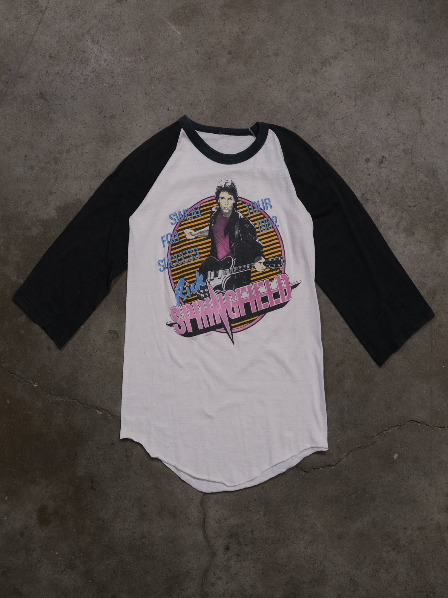 1982 RICK SPRINGFIELD TOUR JERSEY TEE