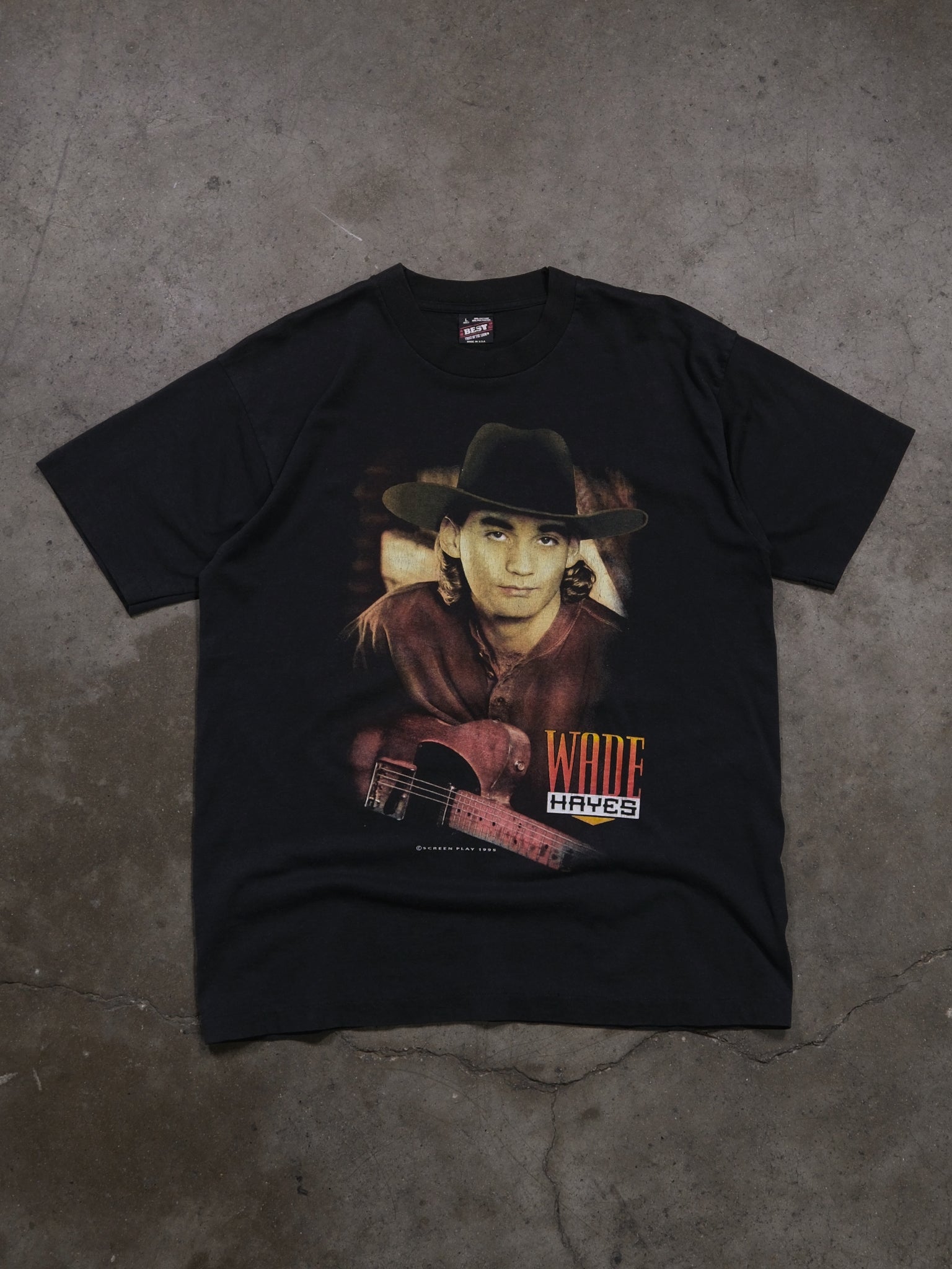 1990S WADE HAYES 'OLD ENOUGH TO KNOW BETTER' TOUR TEE