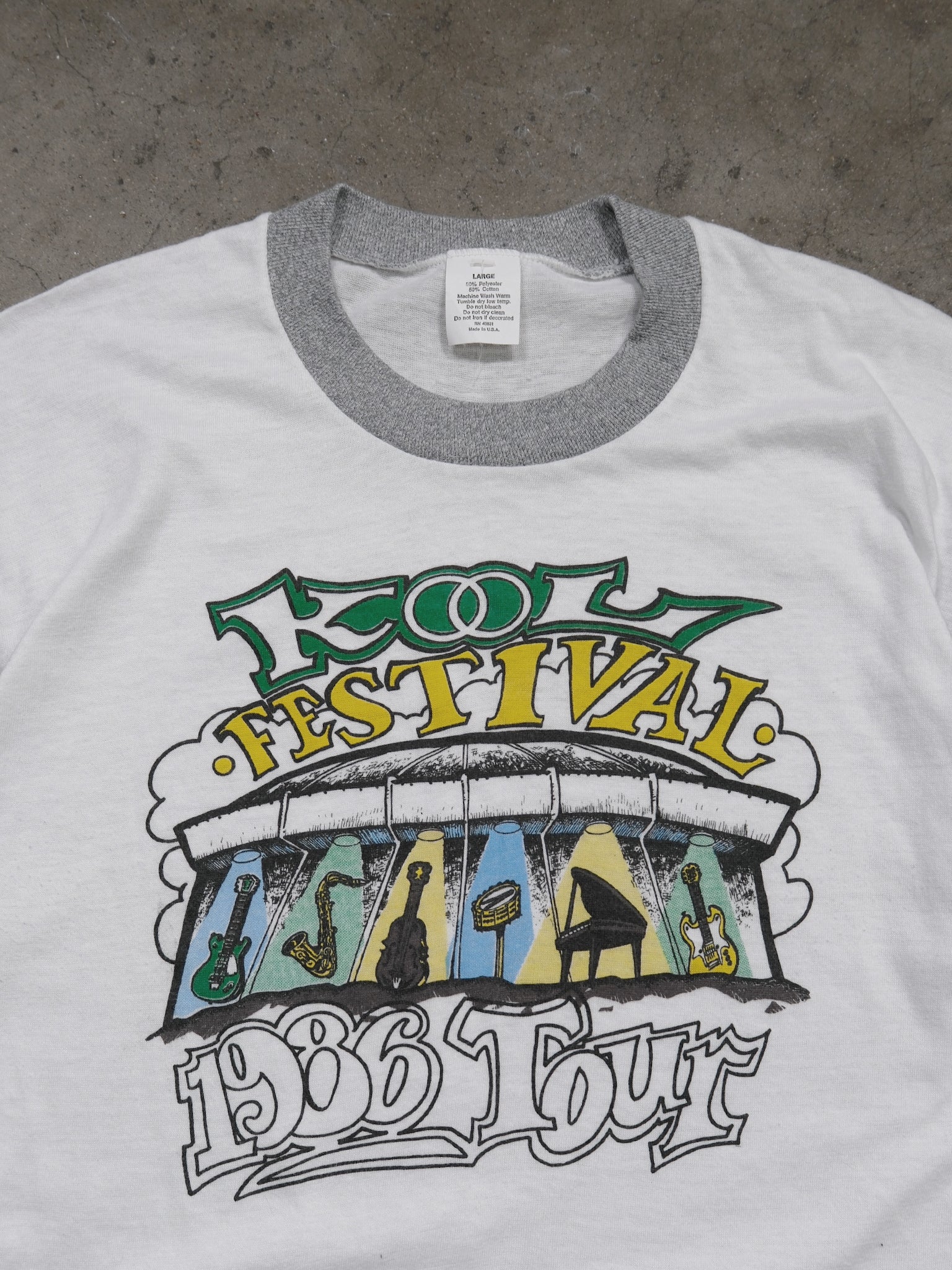 1986 'KOOL FESTIVAL' TEE