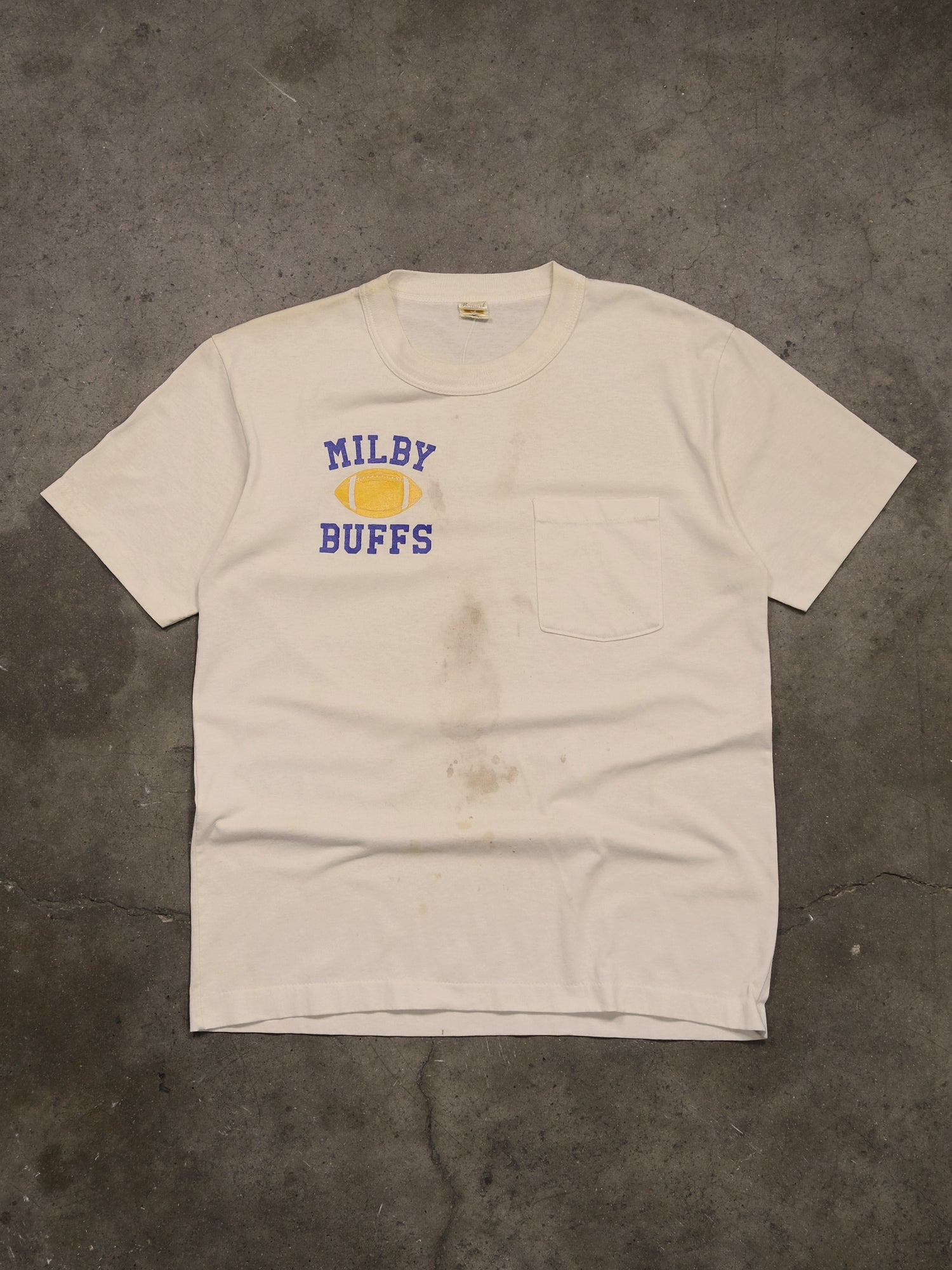 1980S 'MILBY BUFFS' POCKET TEE