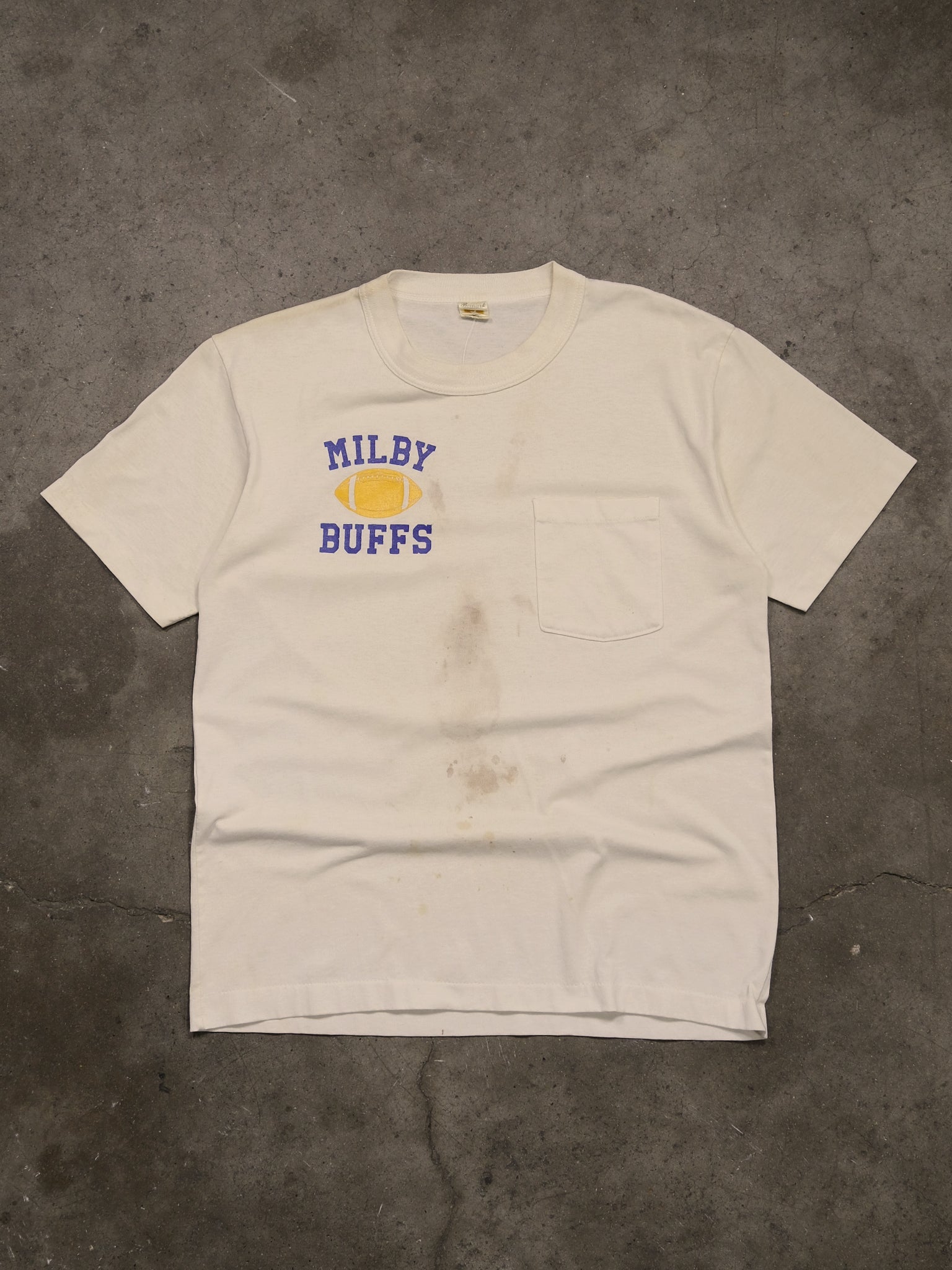 1980S 'MILBY BUFFS' POCKET TEE