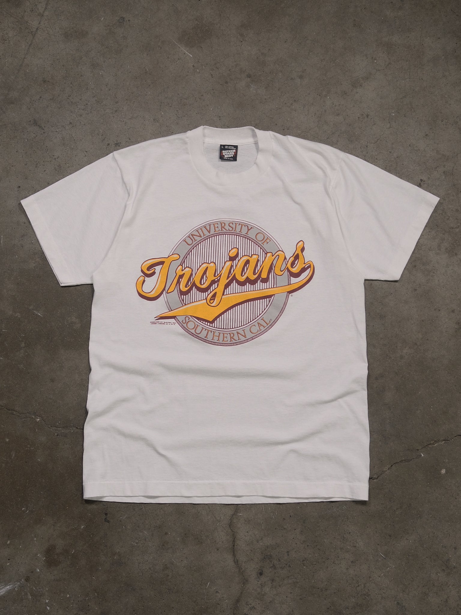 1990S 'TROJANS' COLLEGIATE TEE
