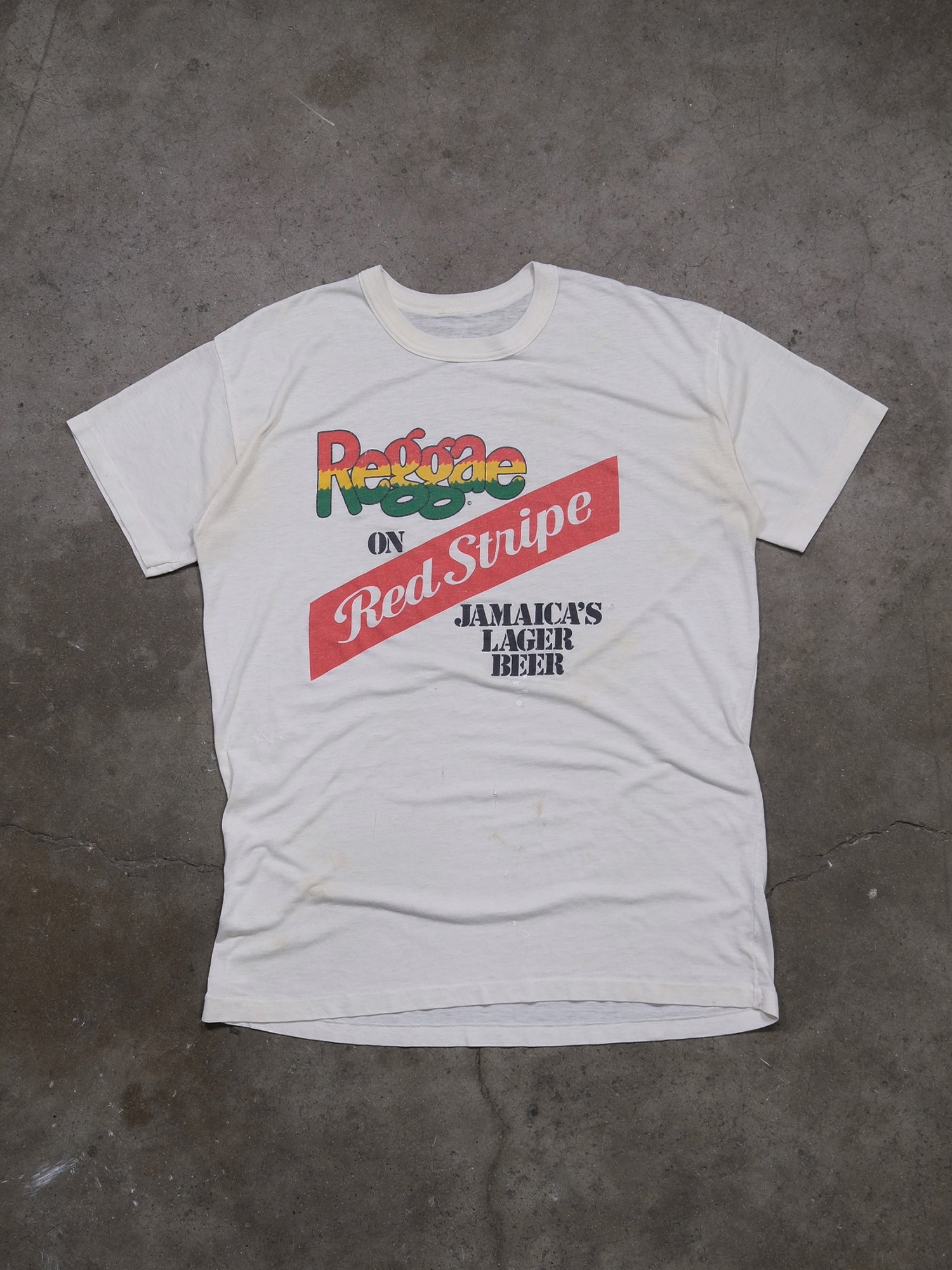 1980S REGGAE 'RED STRIPE' TEE