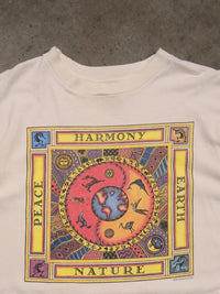 1990S 'HARMONY PEACE NATURE EARTH' TEE