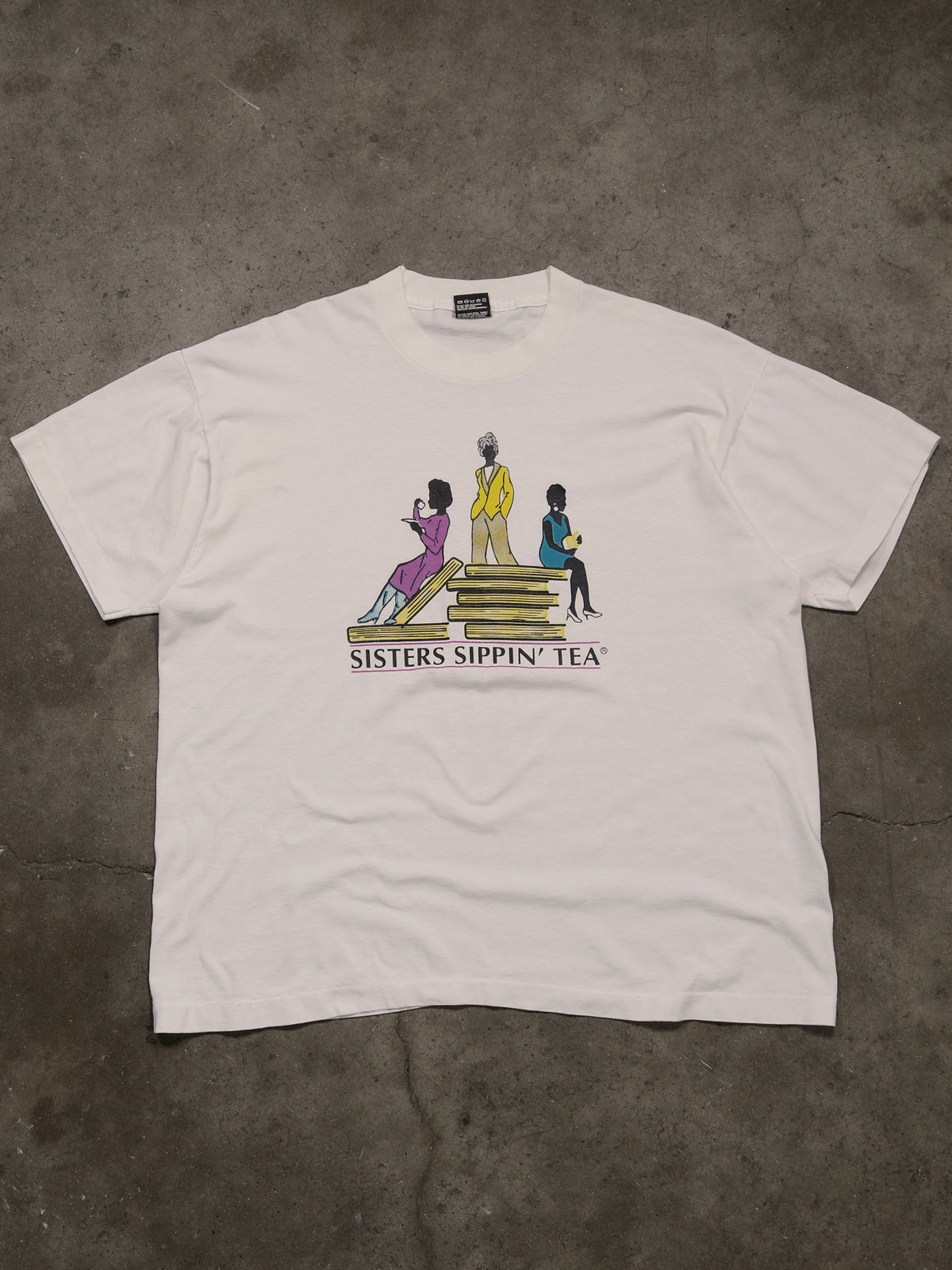1990S 'SISTERS SIPPIN TEA' TEE