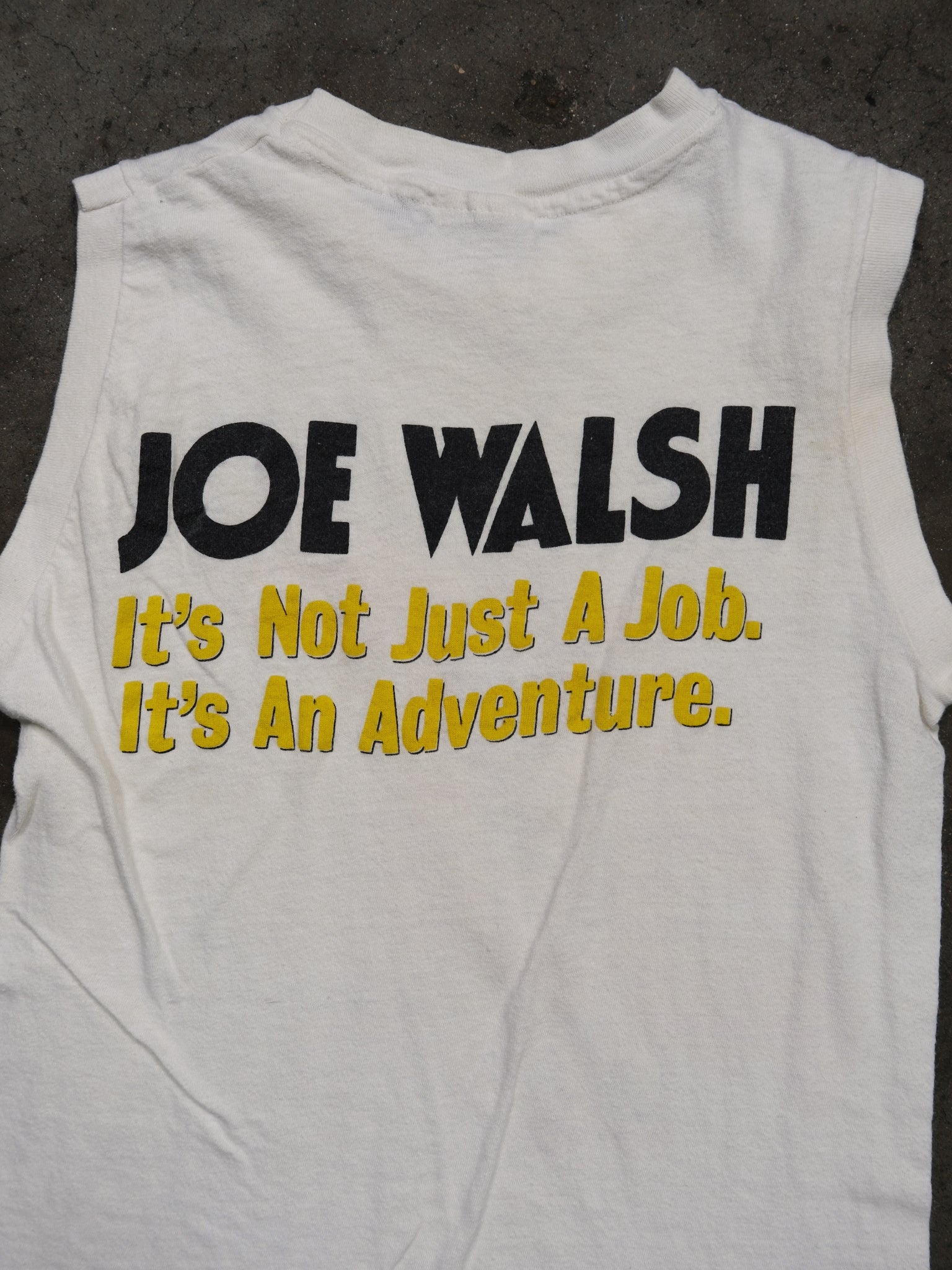 1983 JOE WALSH TOUR SLEEVELESS TEE