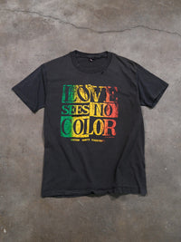 1990S DISTRESED 'LOVE SEES NO COLOR' TEE