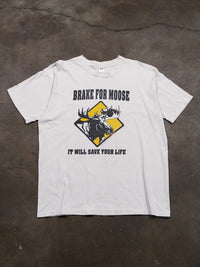 1993 'BRAKE FOR MOOSE' TEE