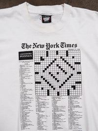 1984 'NEW YORK TIMES CROSSWORD' TEE
