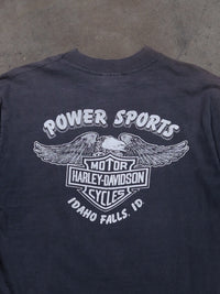 1980S 'ANYTHING ELSE IS UN-AMERICAN' HARLEY DAVIDSON 3D EMBLEM TEE