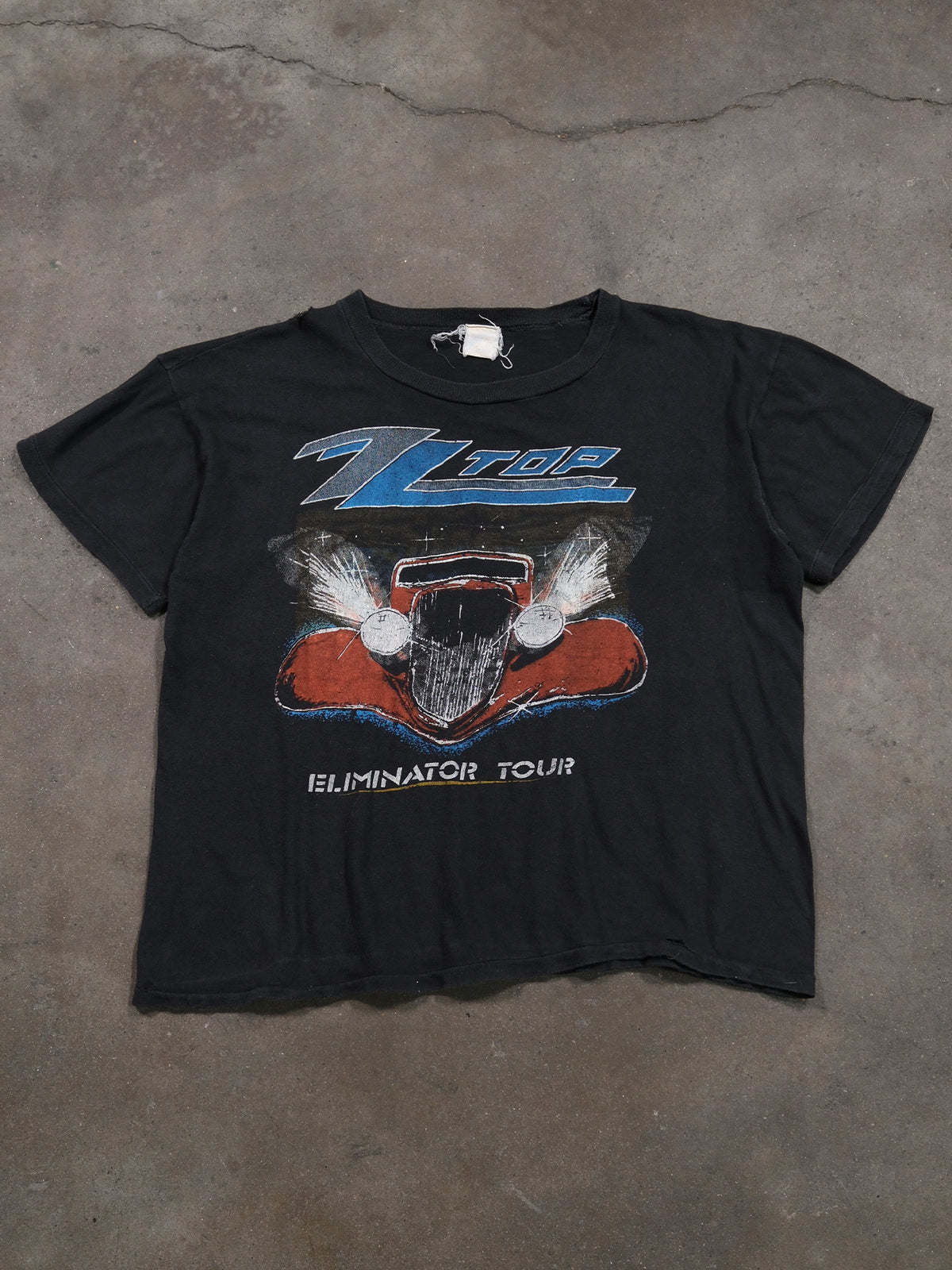 1980S 'ZZ TOP ELIMINATOR TOUR' TEE