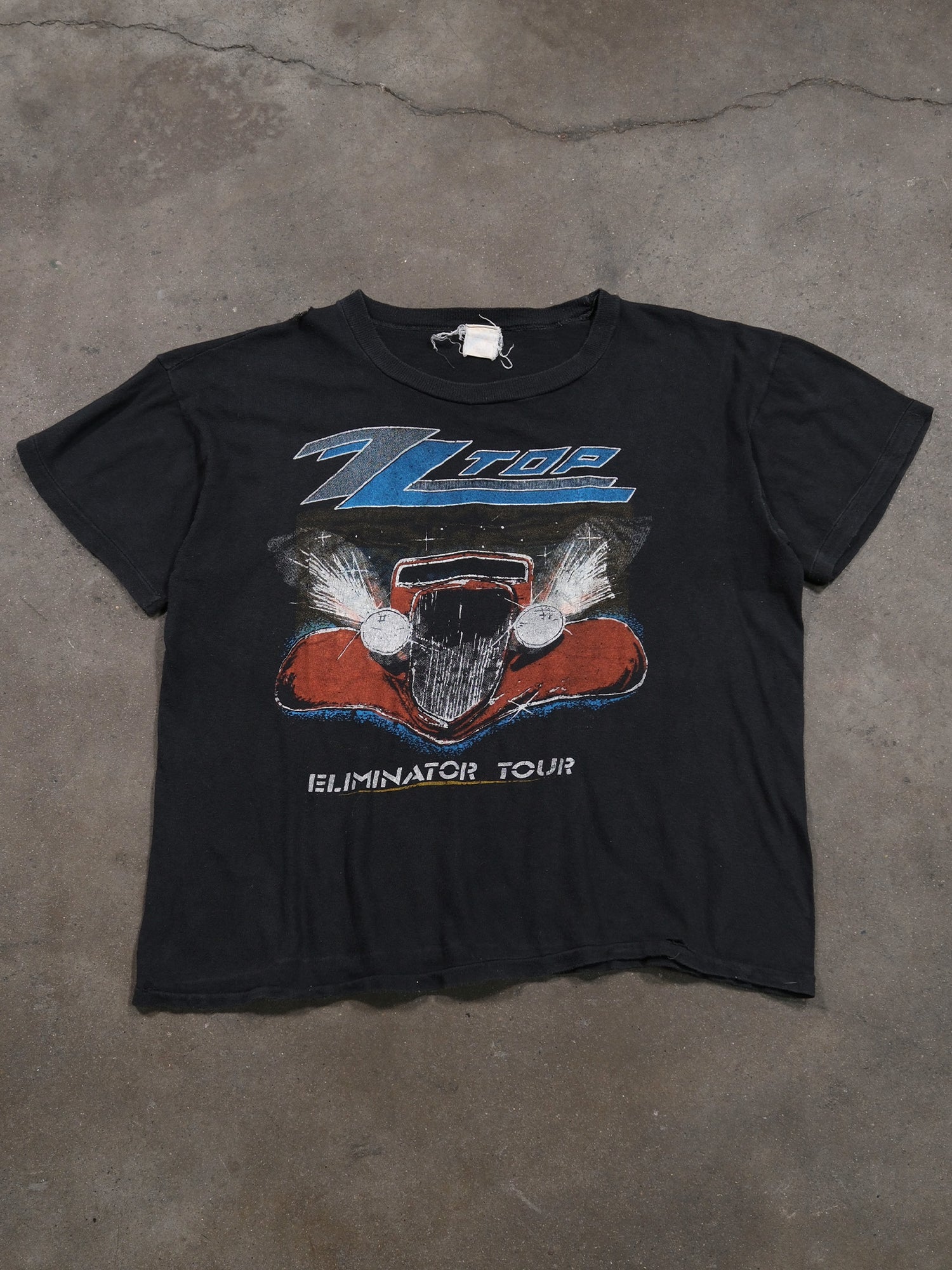 1980S 'ZZ TOP ELIMINATOR TOUR' TEE