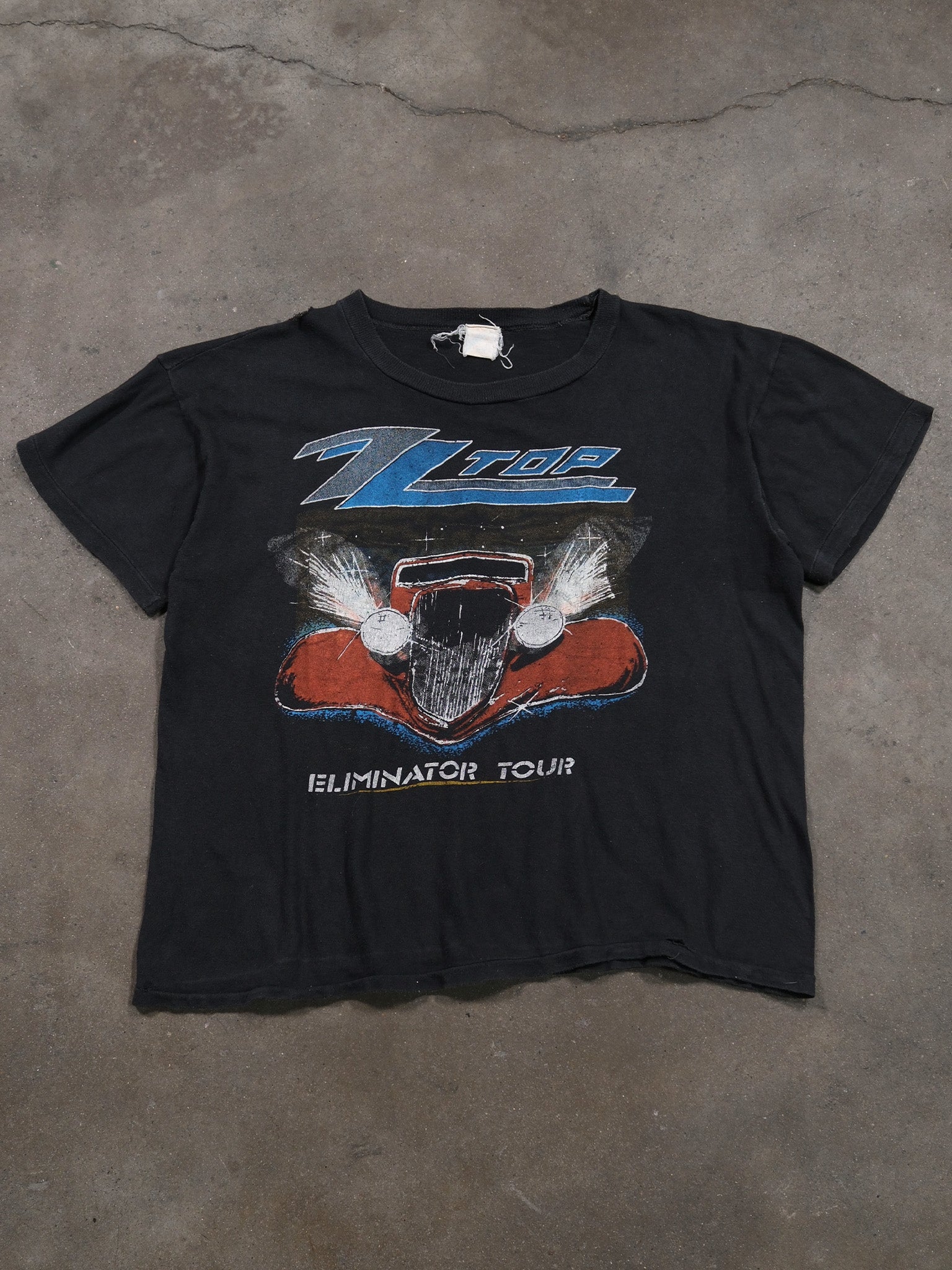 1980S 'ZZ TOP ELIMINATOR TOUR' TEE