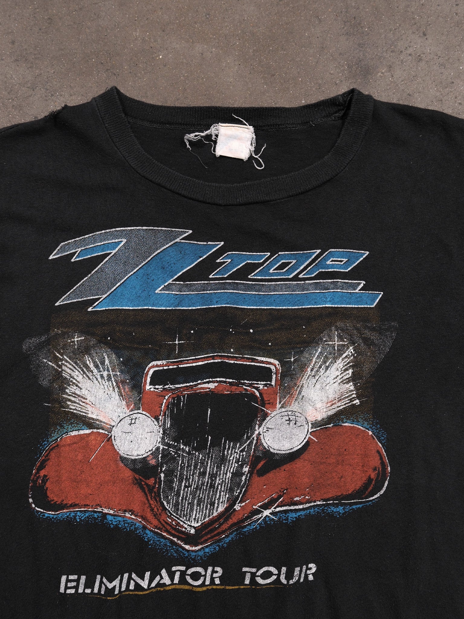 1980S 'ZZ TOP ELIMINATOR TOUR' TEE