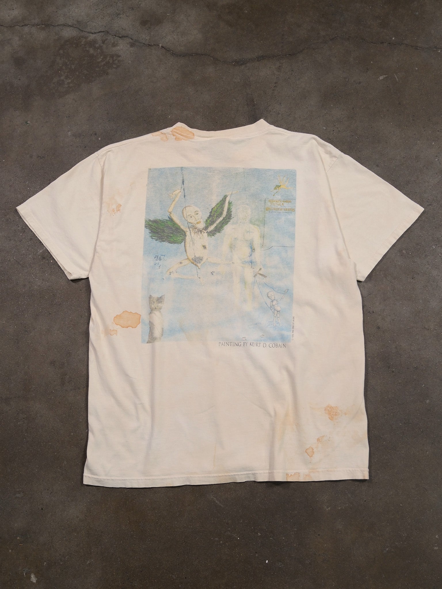 1990S 'PAINTING BY KURT D. COBAIN' TEE
