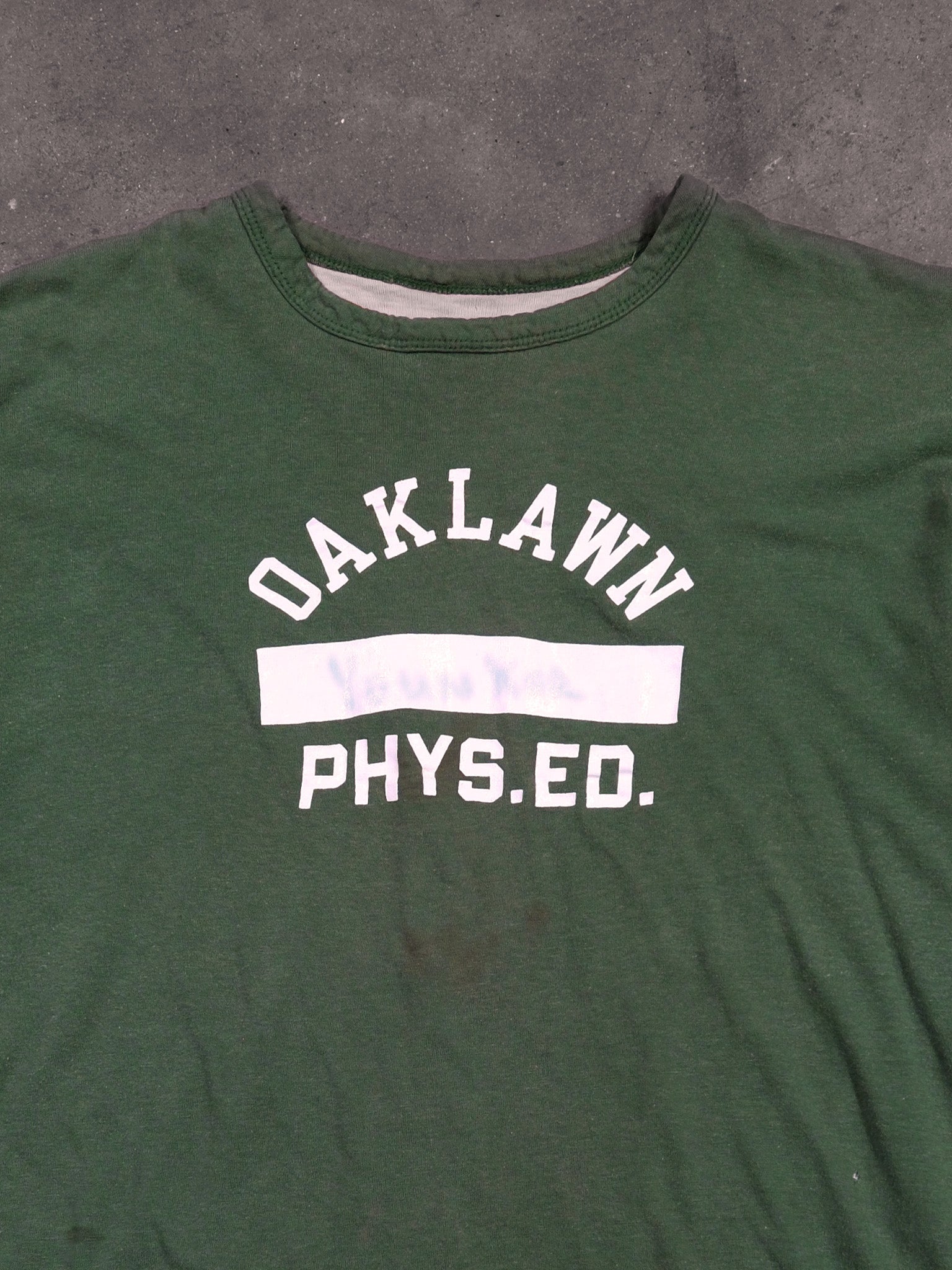 1980S 'OAKLAWN PHYS.ED.' DOUBLE FACE TEE