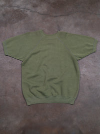 1970S MILITARY GREEN RAGLAN SWEATSHIRT