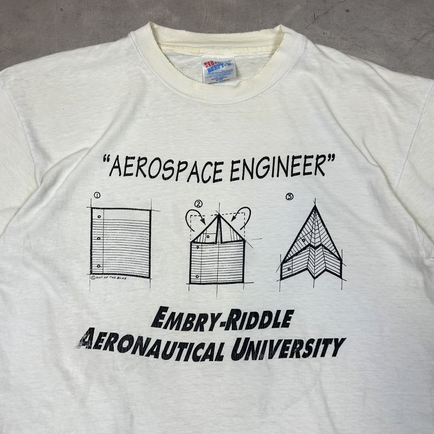 1990S "AEROSPACE ENGINEER" TEE / MEDIUM