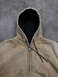 VINTAGE TAN CARHARTT HOODED JACKET