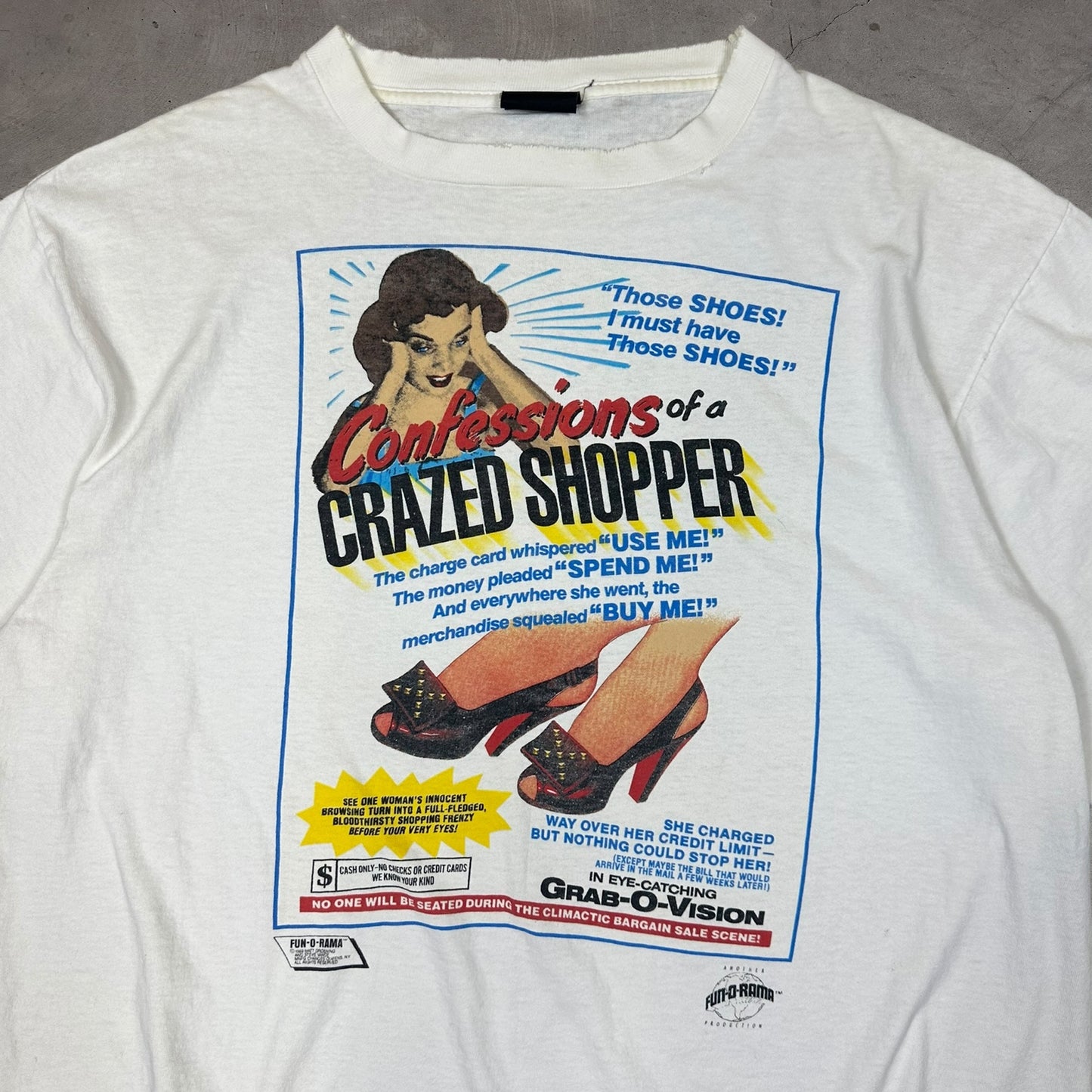 1990S "CRAZED SHOPPER" TEE / X-LARGE