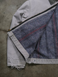 VINTAGE GRAY BLANKET LINED DETROIT CARHARTT JACKET