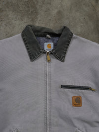 VINTAGE GRAY BLANKET LINED DETROIT CARHARTT JACKET