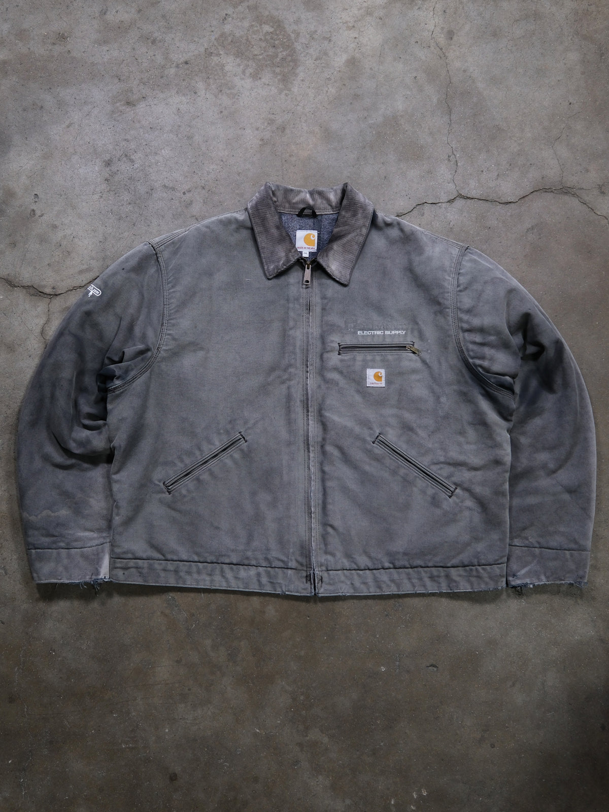 VINTAGE SUNFADED BLANKET LINED DETROIT CARHARTT JACKET