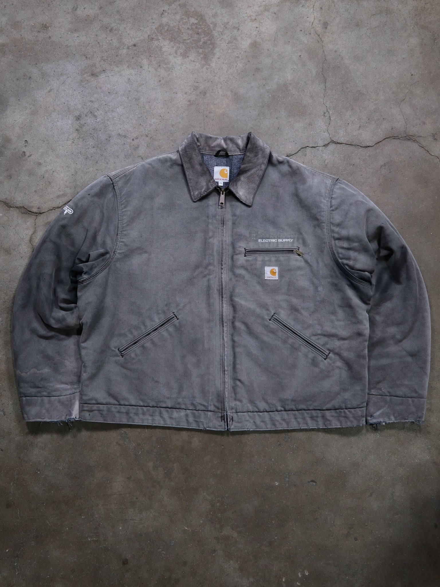 VINTAGE SUNFADED BLANKET LINED DETROIT CARHARTT JACKET
