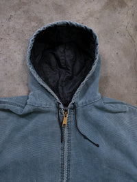 VINTAGE GREEN CARHARTT HOODED JACKET
