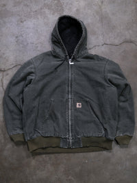 VINTAGE MOSS CARHARTT HOODED JACKET