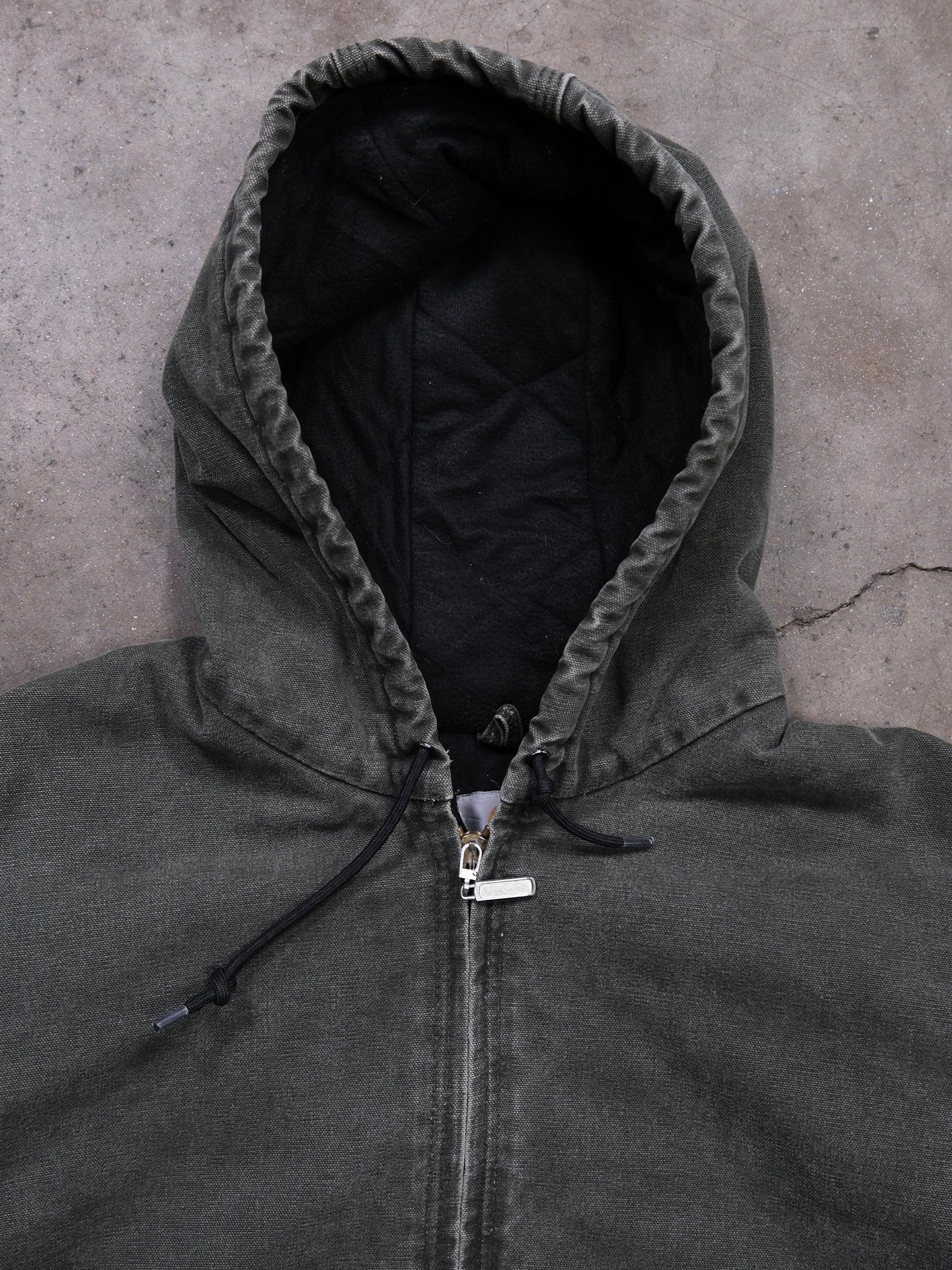 VINTAGE MOSS CARHARTT HOODED JACKET
