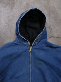 VINTAGE FADED BLUE HOODED CARHARTT JACKET