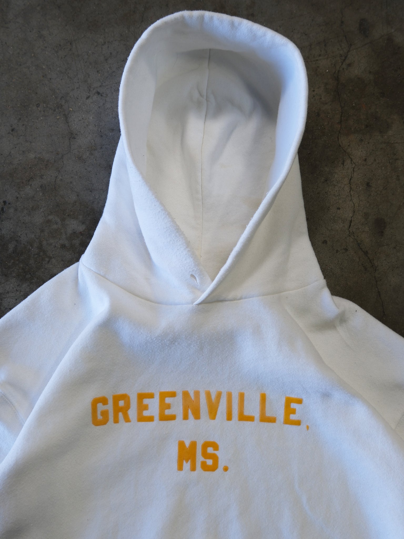 1990S RUSSELL 'GREENVILLE' HOODED SWEATSHIRT