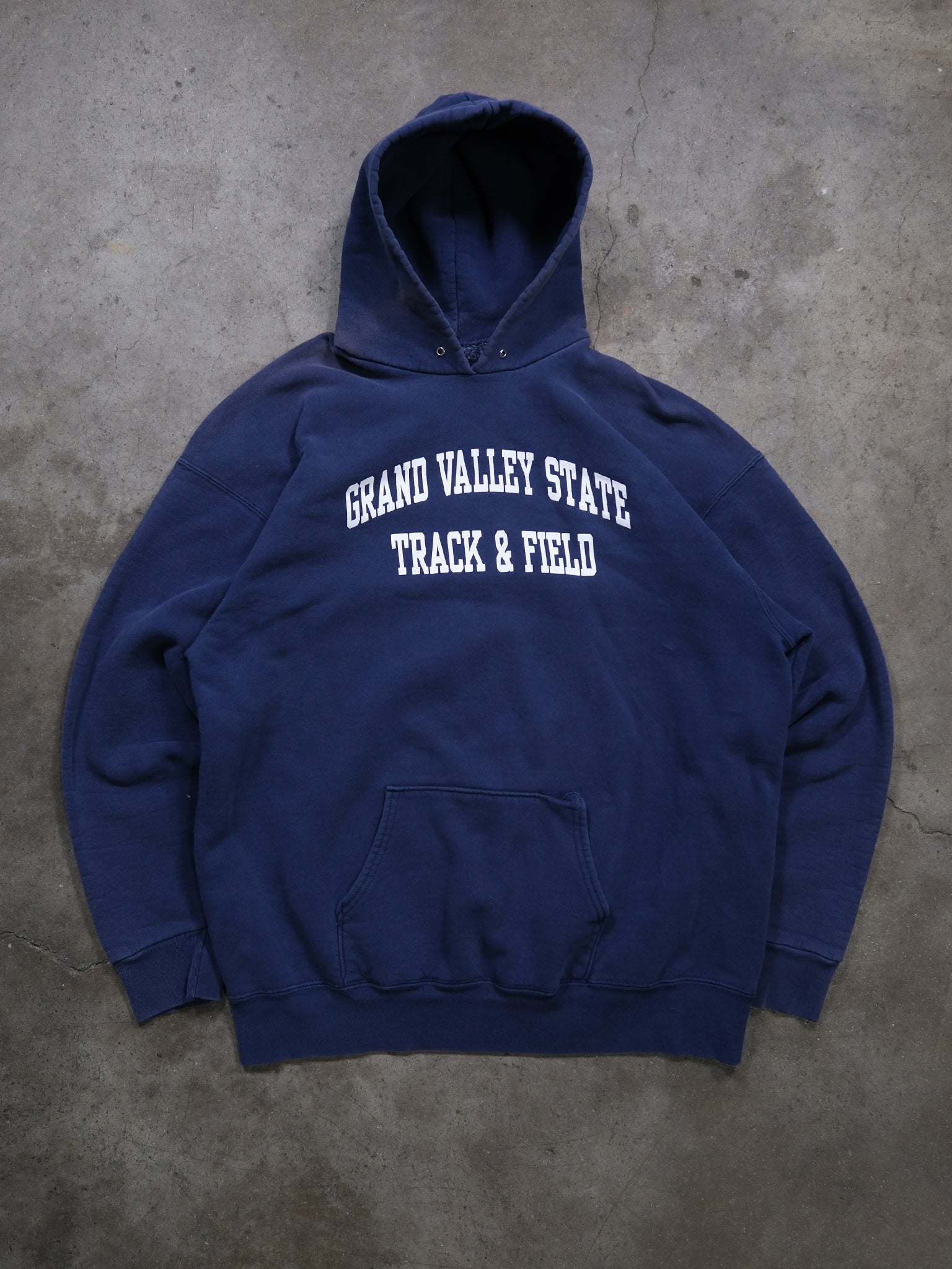 1990S 'GRAND VALLEY STATE' HOODED SWEATSHIRT