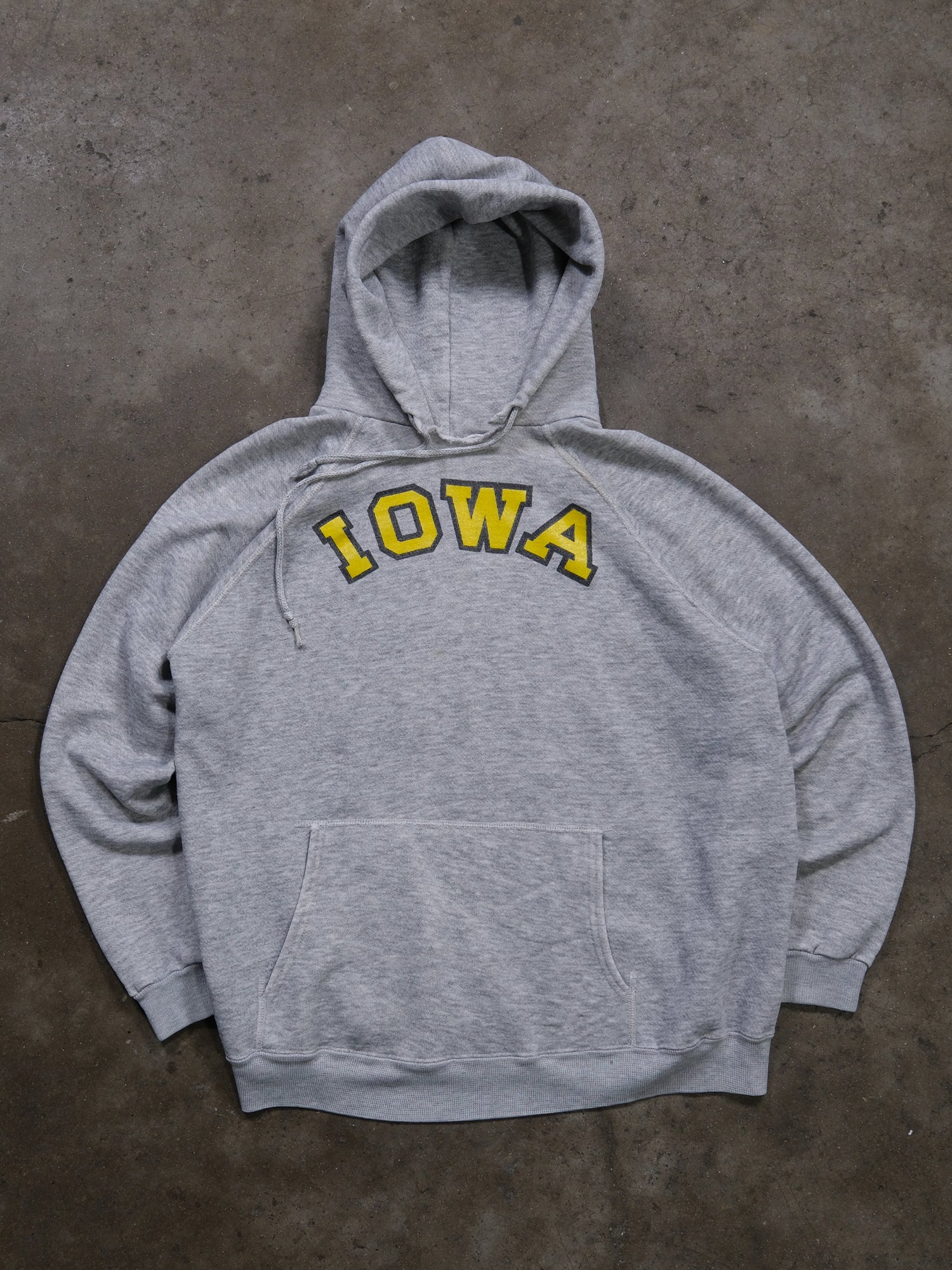 1980S 'IOWA' HOODED SWEATSHIRT