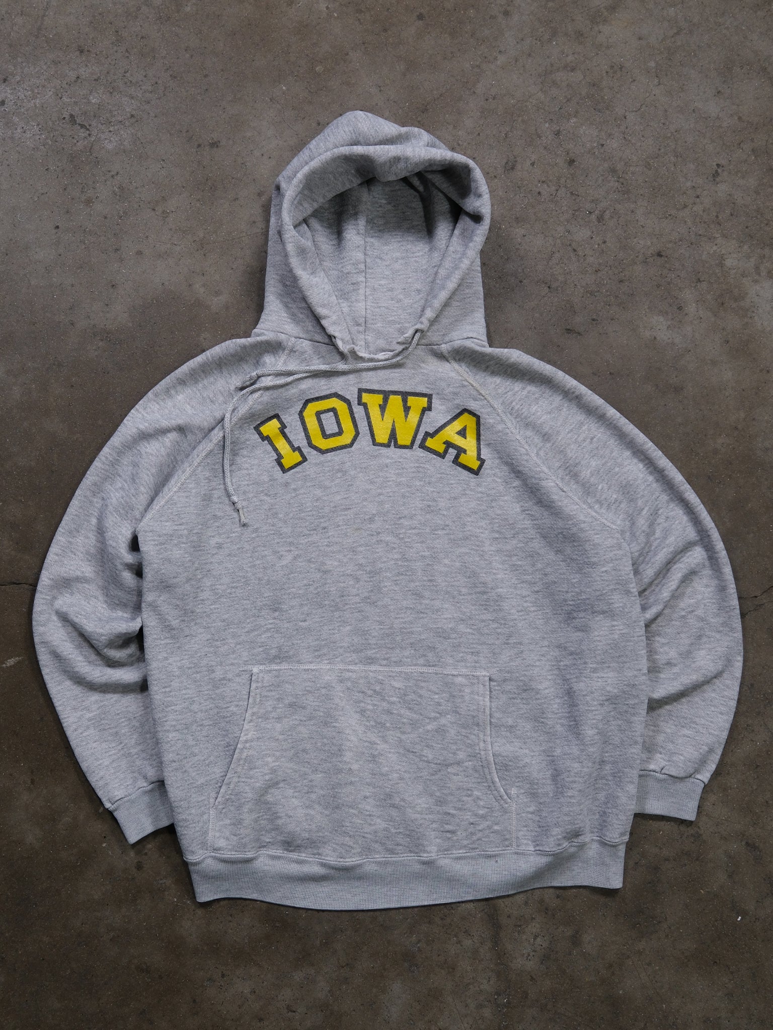 1980S 'IOWA' HOODED SWEATSHIRT