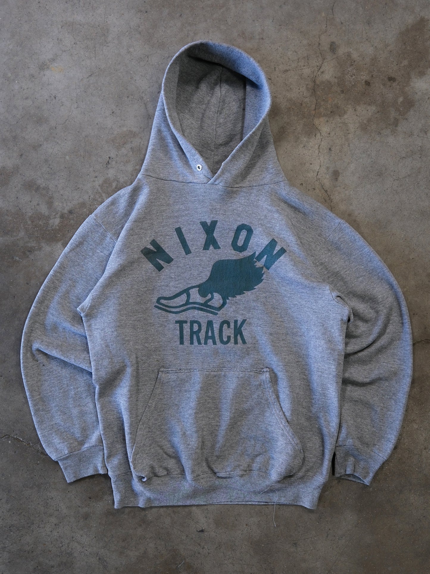 1990S 'NIXON' HOODED SWEATSHIRT