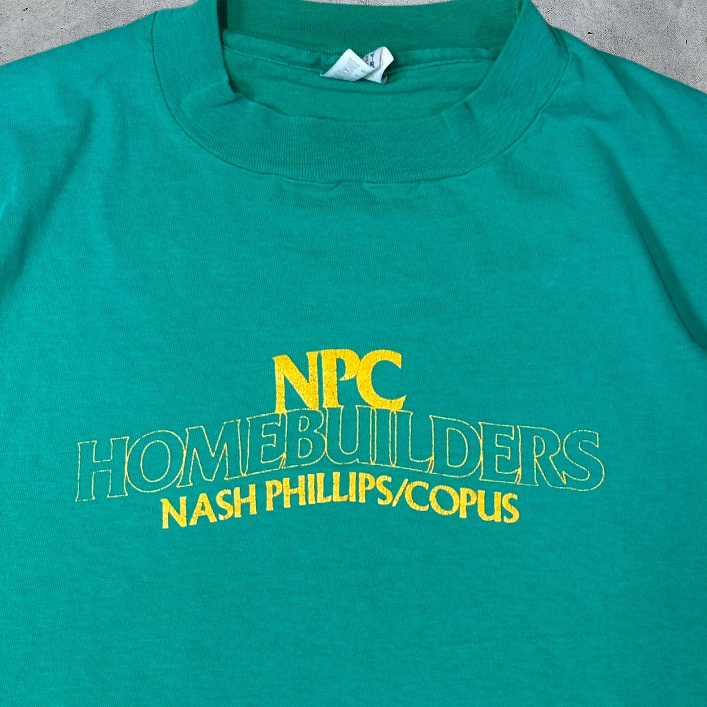 1980S "NPC HOMEBUILDERS" TEE / LARGE