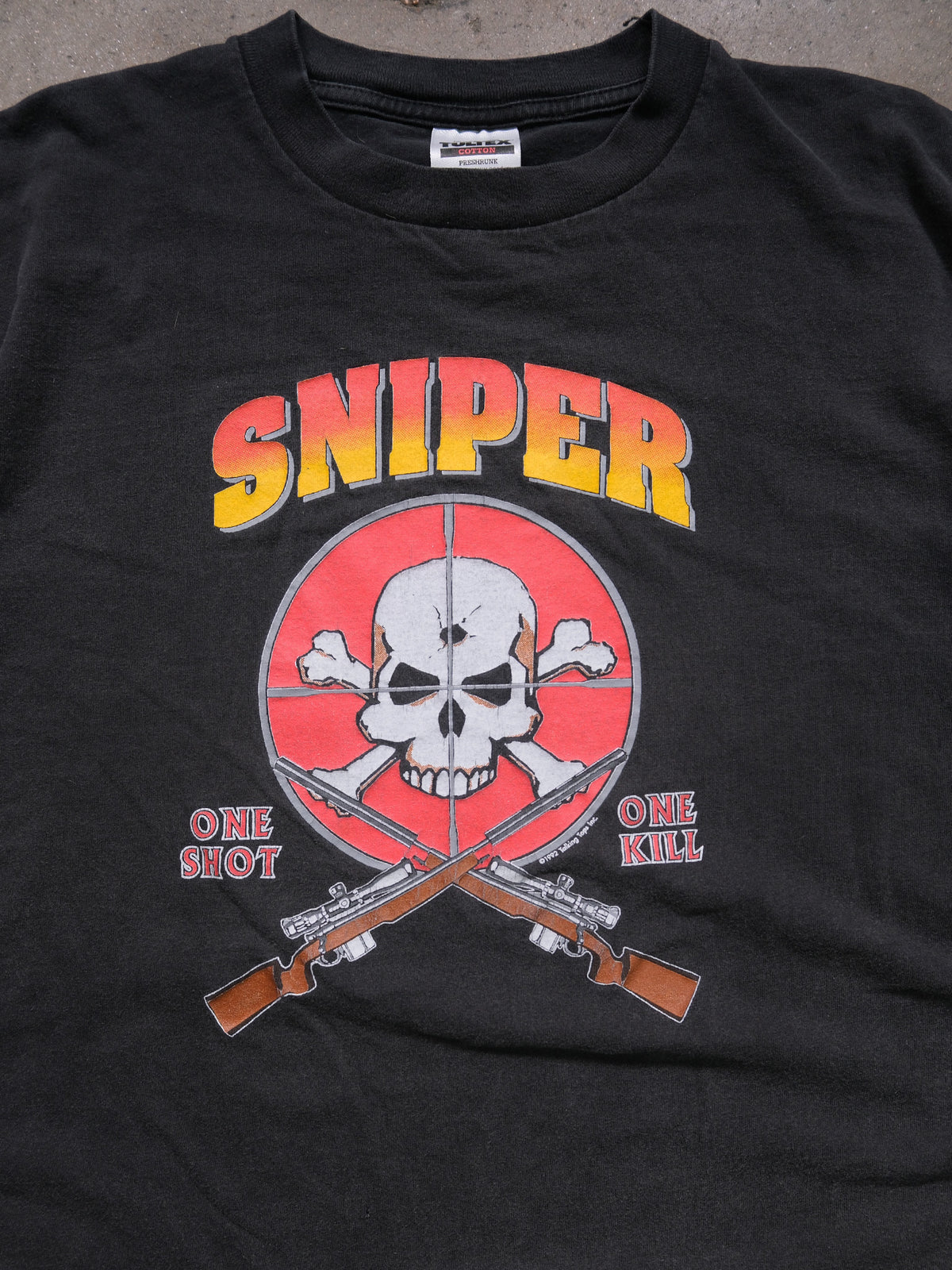 1990S 'ONE SHOT ONE KILL' SNIPER TEE