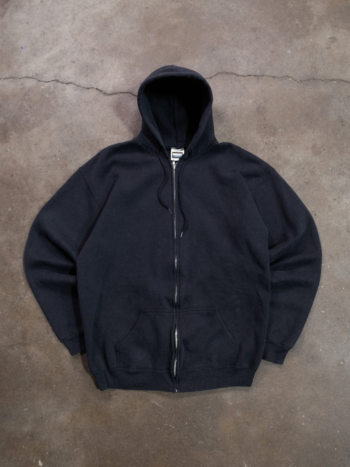 1990S BLACK TULTEX ZIP UP