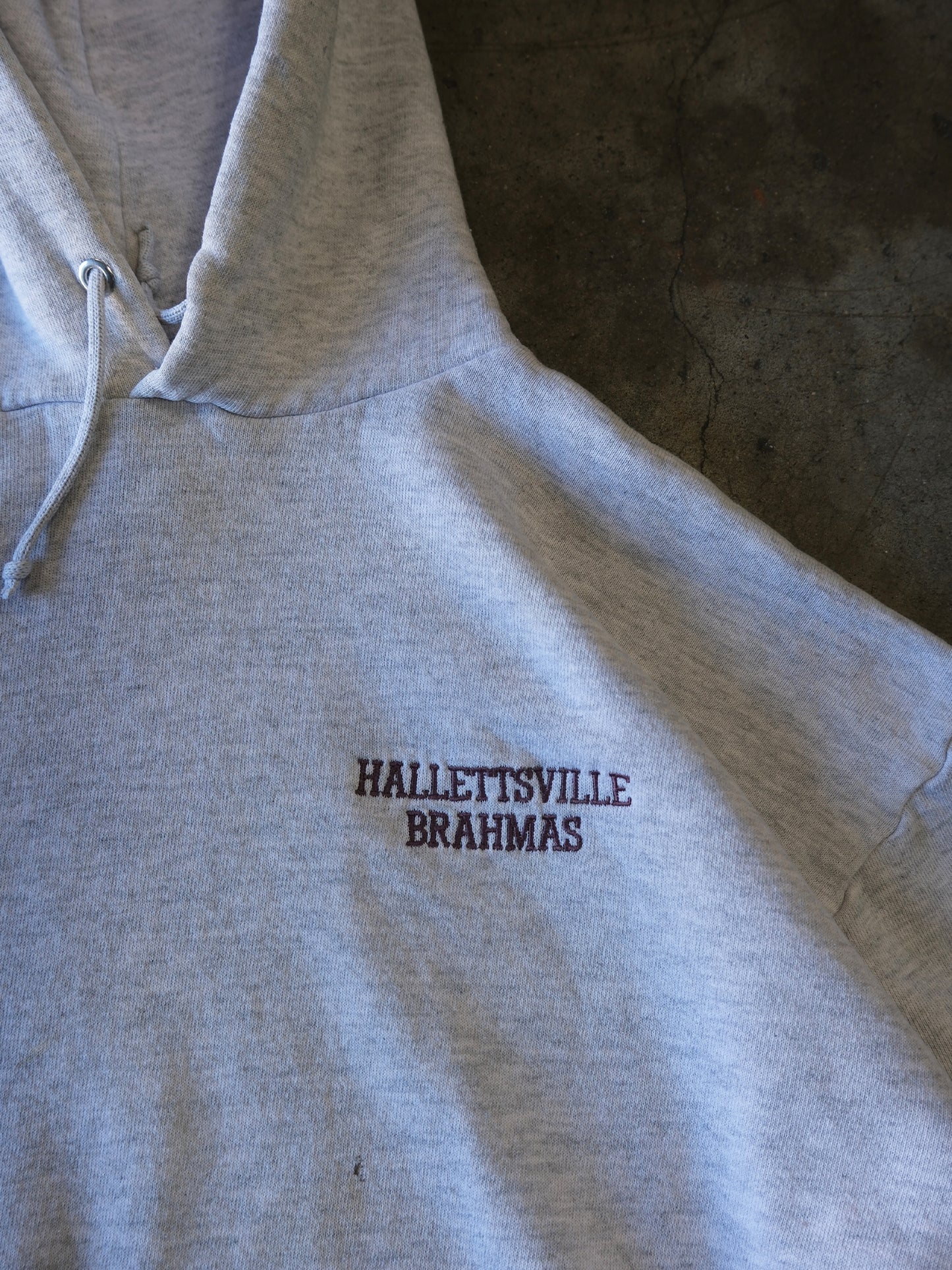 1990S 'HALLETSVILLE BRAHMAS' HOODED SWEATSHIRT